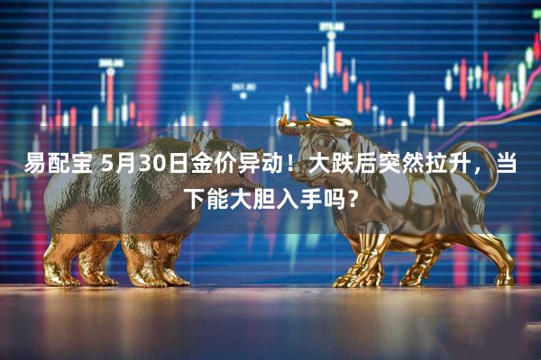 易配宝 5月30日金价异动！大跌后突然拉升，当下能大胆入手吗？